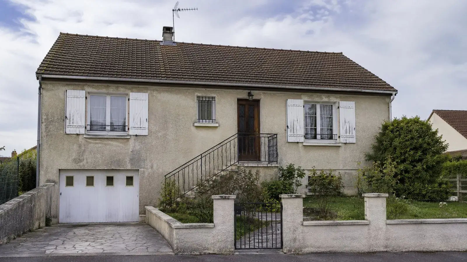 Façade d’une maison avant isolation thermique par l’extérieur